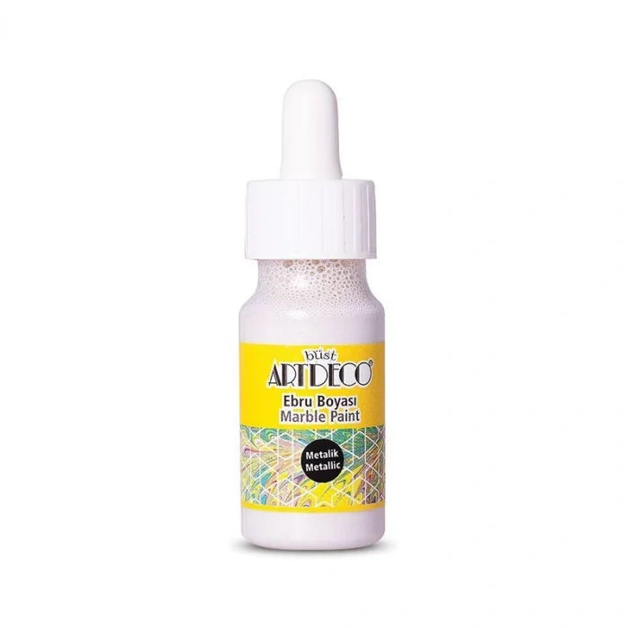 Artdeco Ebru Boyası 30ml Metalik Sedef No:20