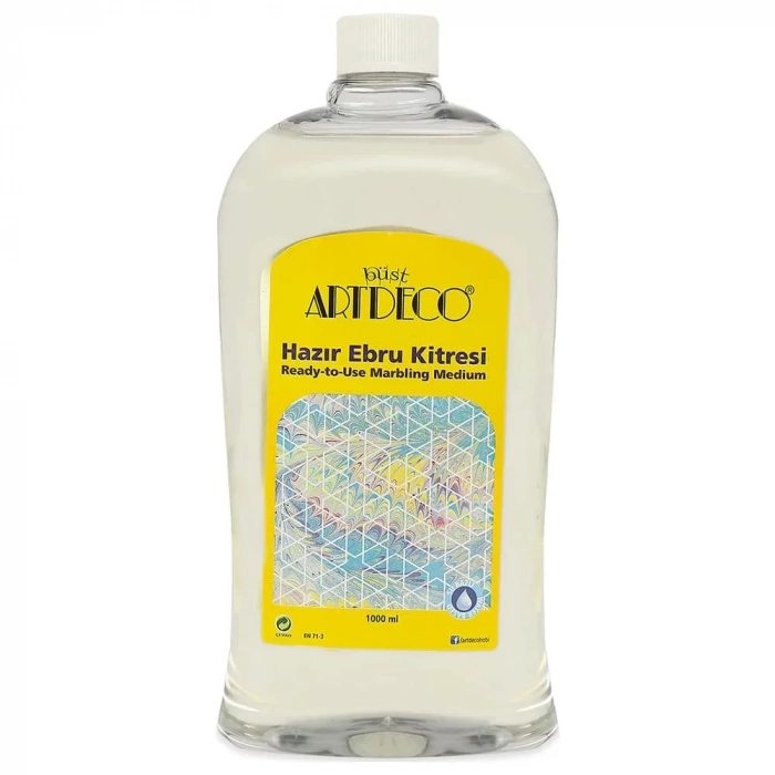 Artdeco Ebru Boyası Başlangıç Seti 8  Parça