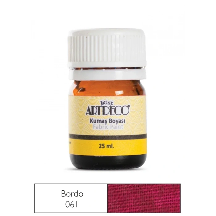 Artdeco Kumaş Boyası 25ml 10 A-061 Bordo Bordoaux