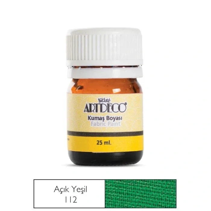 Artdeco Kumaş Boyası 25ml 10 A-112 Açık Yeşil L.Green
