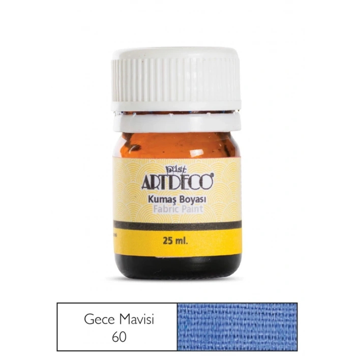 Artdeco Kumaş Boyası 25ml 10 A-60 Gece Mavisi Night Blue