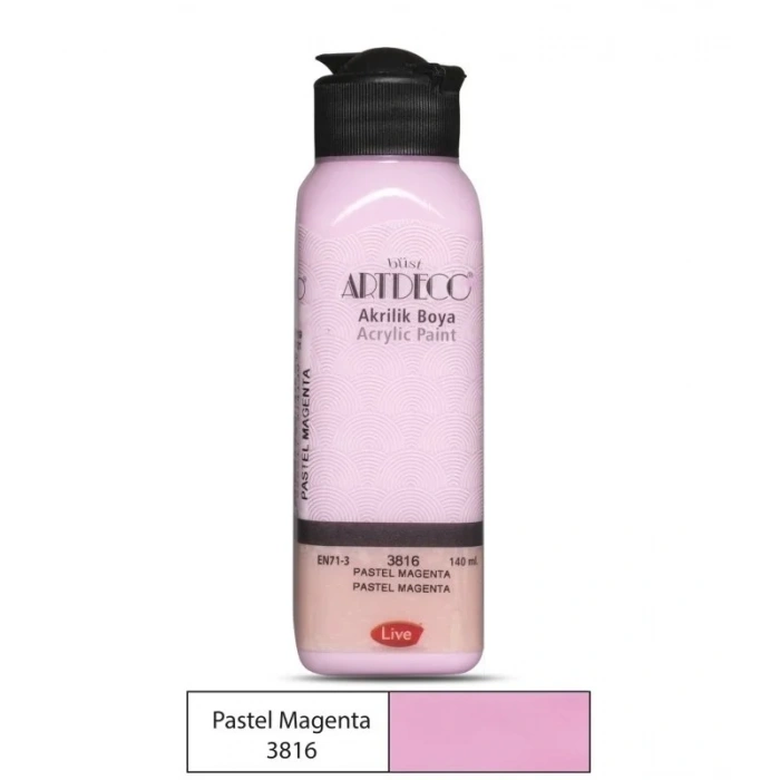 Artdeco Pastel Akrilik Boya 140ml P. Magenta 3816