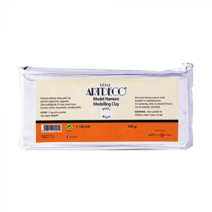 Artdeco Seramik Model Hamuru 500 gr Beyaz