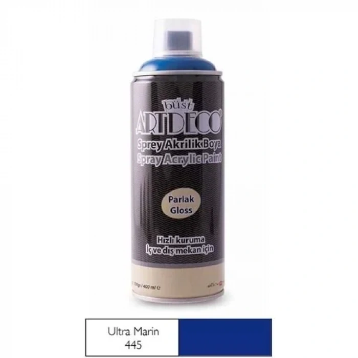 Artdeco Sprey Akrilik Boya 445 Ultramarine 400ml (y-400)