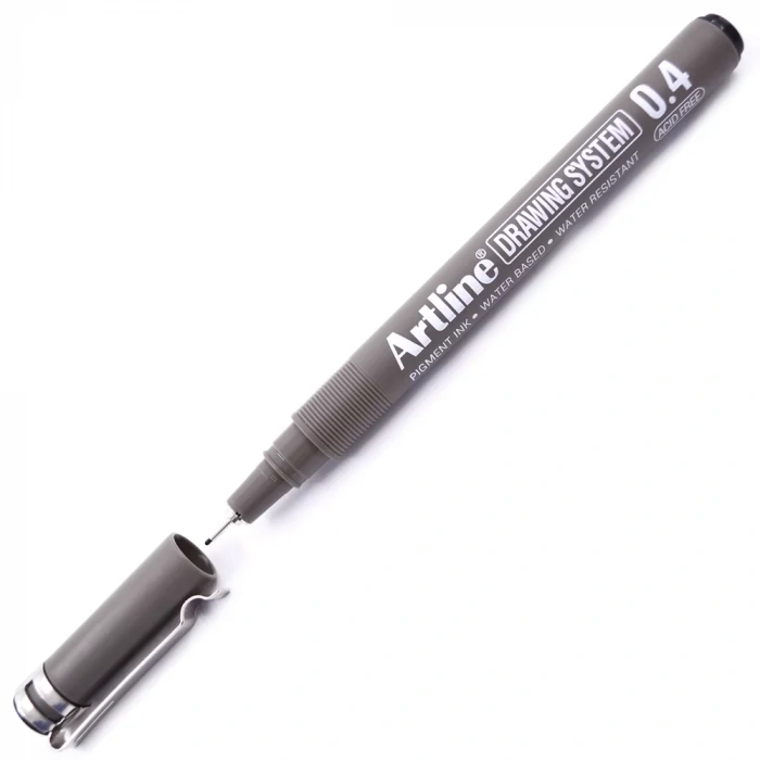 Artline Çizim Kalemi 0.4 Mm Siyah Ek-234