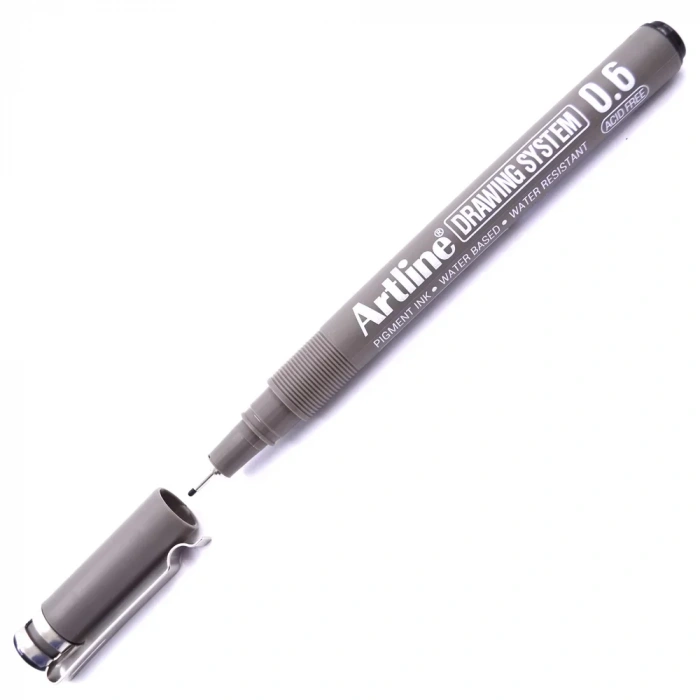 Artline Çizim Kalemi 0.6 Mm Siyah Ek-236