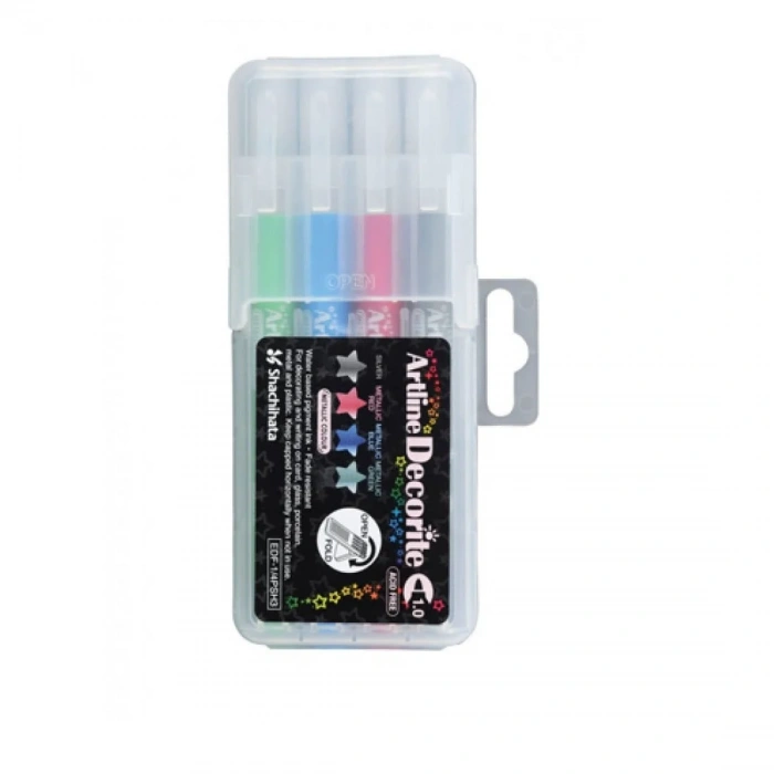 Artline Decorite Marker Kalem Yuvarlak Uç 1.0 4lü Set 4PSH3