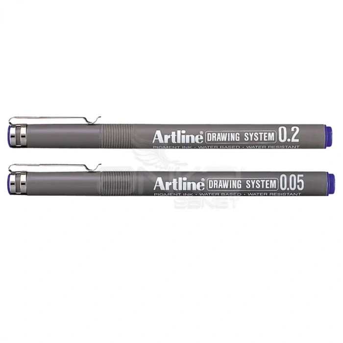 Artline Drawing System Teknik Çizim Kalemi Mavi
