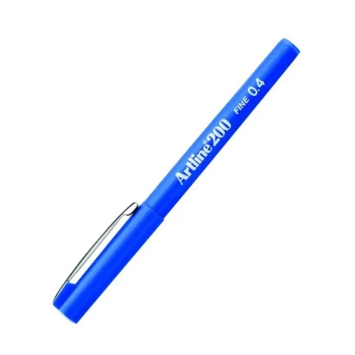 Artline Ek-200n Fineliner Keçe Uçlu Kalem 0.4mm Mavi