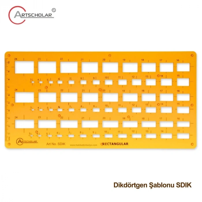 Artscholar Dikdörtgen Şablonu