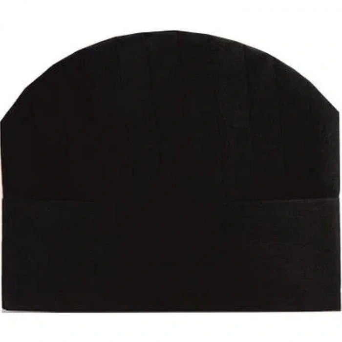 Aşçı Kepi Siyah 20 cm ( 10 Adet )