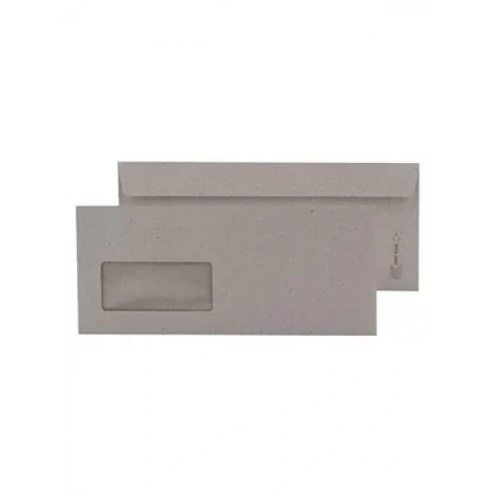 Asil Diplomat Kraft Zarf 90gr Pencereli 500 Lü 10,5x24 As-1007