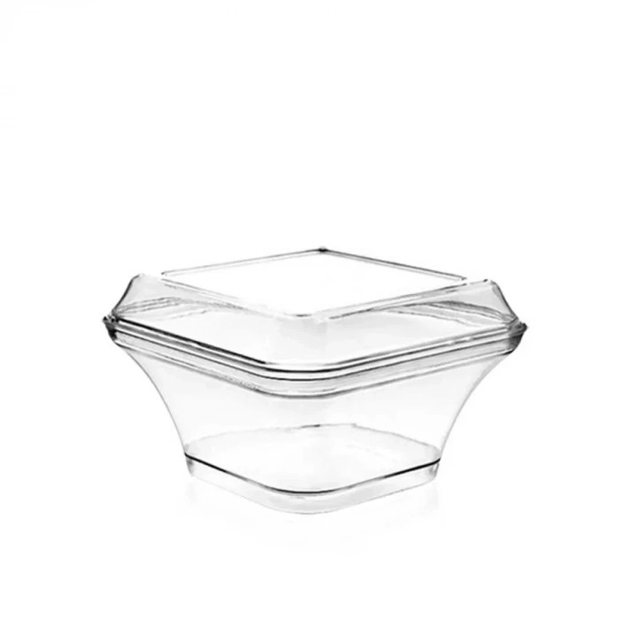 Asos Kare Kapaklı Sütlü Tatlı Kasesi 260 Cc - 500 Adet