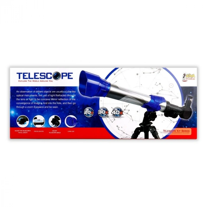 Asya Oyuncak Teleskop 40x Kiti