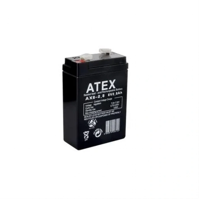 Atex 6V 2.8 Ah Bakımsız Kuru Akü