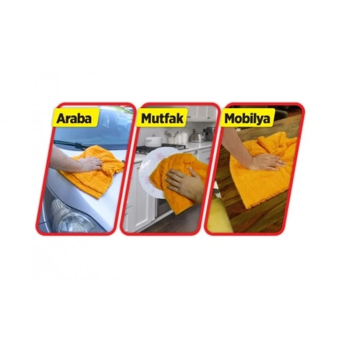 Automix 44538 Mikrofiber Yüzey Parlatma Bezi 50x50cm