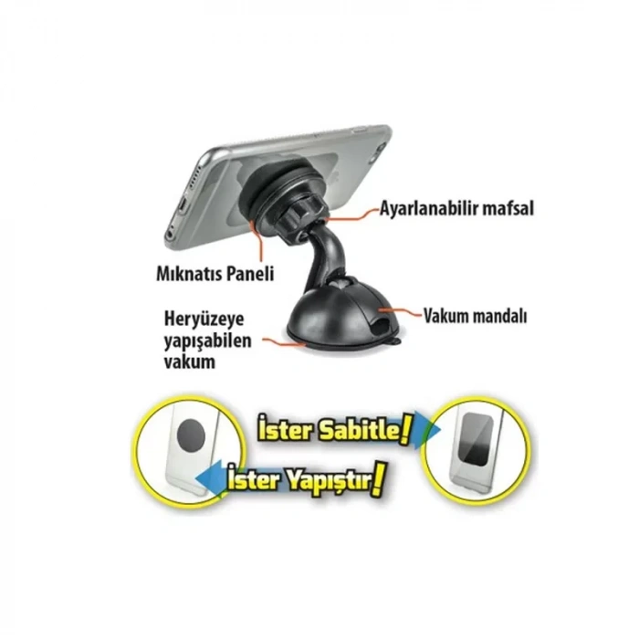 AUTOMİX 44541 DELUXE MIKNATISLI TELEFON TUTUCU