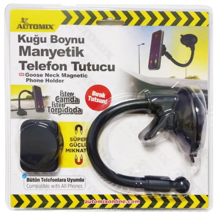 Automix 44542 Kuğu Boynu Mıknatıslı Telefon Tutucu