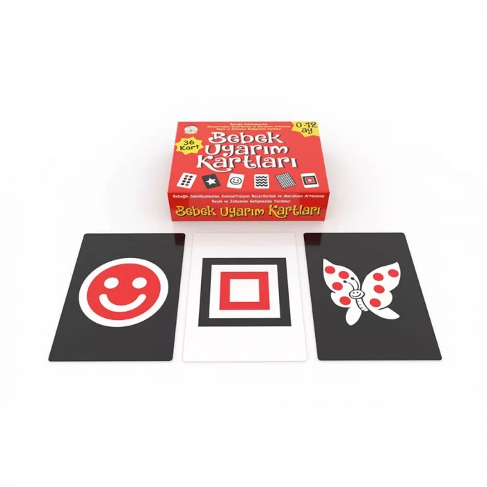 Ayben İle Oyun  Bebek Uyarım Kartları 0-12 Ay