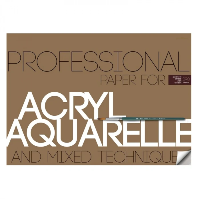 B&v Suluboya Ve Akrilik Kağıdı Dosyalı 290g A2 (42x60cm) 10 Yaprak 4-114