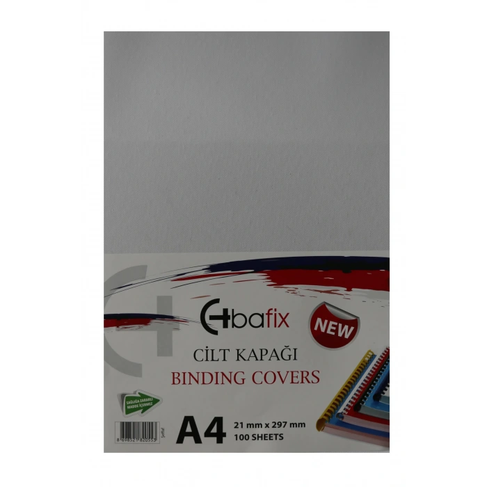 Bafix Cilt Kapağı Plastik Opak A4 160 MIC Şeffaf