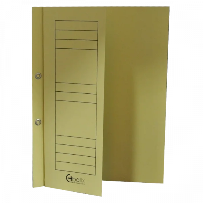 Bafix Yarım Kapak Dosya Karton Sarı