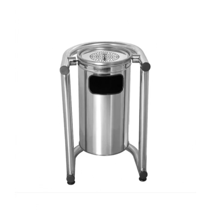 Bahçe Tipi Krom-paslanmaz Çöp Kovası ( 1 Adet )
