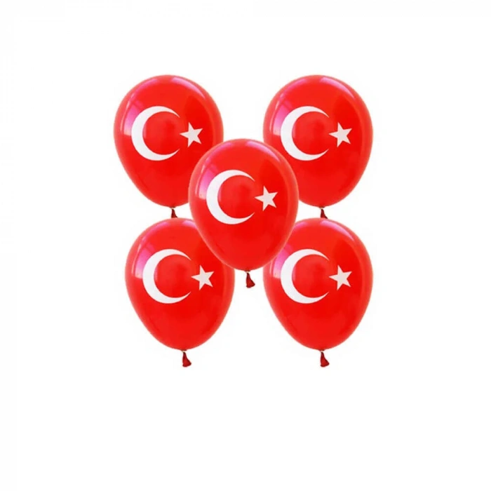 Balon Ay Yıldız Desenli 100lü