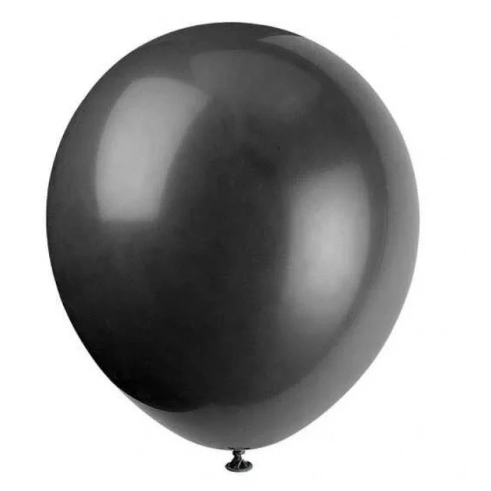 Balon Siyah Renk 100lü