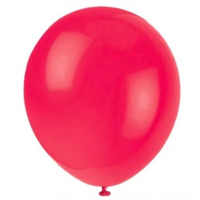 Balon Tek Renk 100lü Kırmızı 0015 KIR