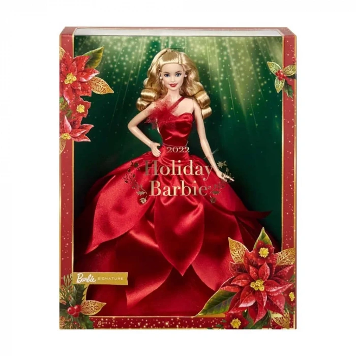 Barbie 2022 Mutlu Yıllar Bebeği Sarışın Hby03