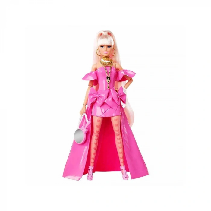 Barbie Extra Fancy Pembe Kostümlü Bebek