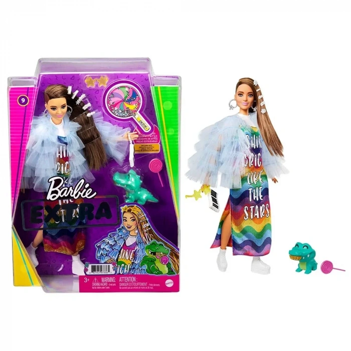 Barbie Extra - Sarı Ceketli Bebek Gyj78