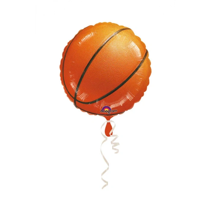 Basketbol Topu Folyo Balon 45 cm