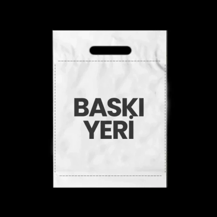 BASKILI BEYAZ EL GEÇMELİ MAĞAZA POŞETİ (20 KG)