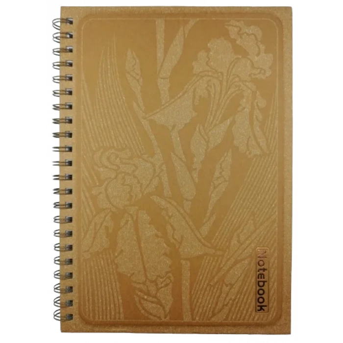 Bayındır Sert Kapak El Yapımı Elite Defter A4 70gr Kareli 80yp Spiralli