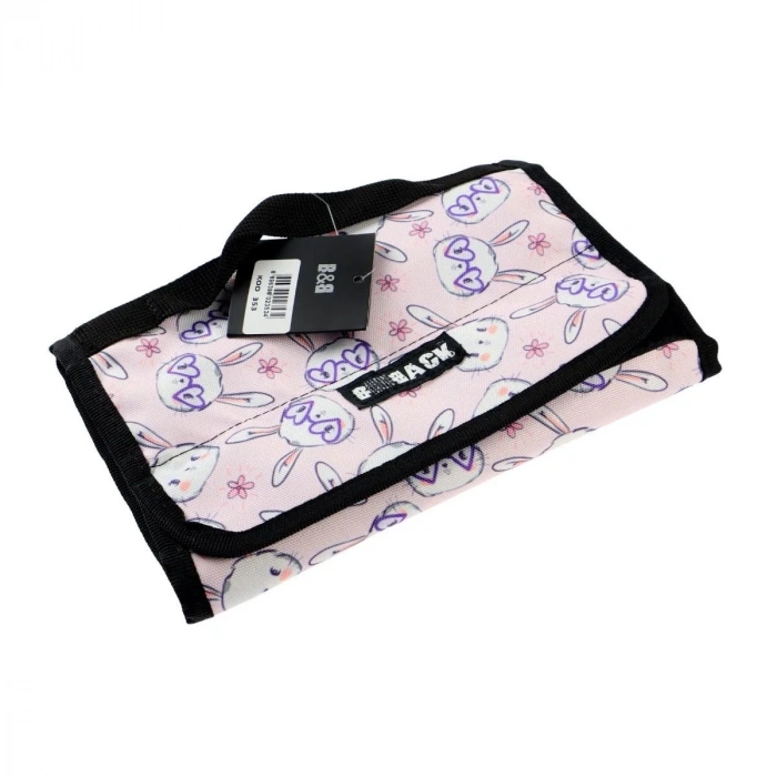 BBack 4 Gözlü Kalem Çantası Dörtgen Tavşan