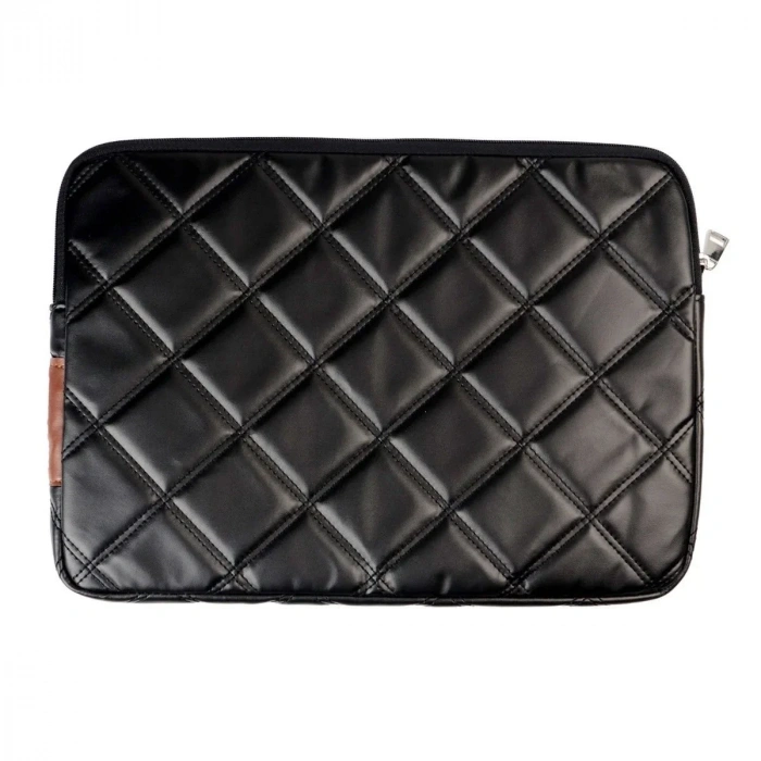 BBack Laptop Çantası Kapitone Siyah 25x36cm