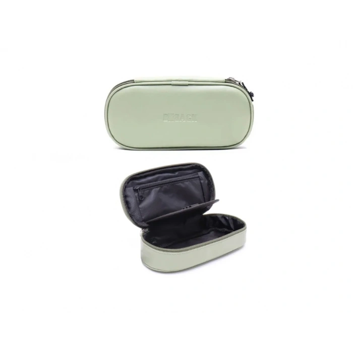 Bback Oval Deri Kalemlik / Kalem Kutusu PASTEL MİNT YEŞİLİ