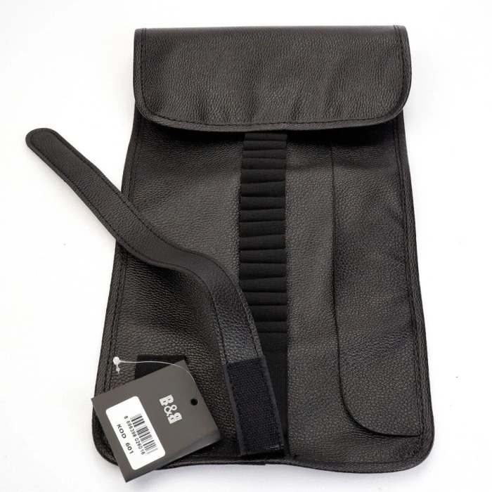 BBack Sanatsal Rulo Kalemlik Deri 36lı Siyah