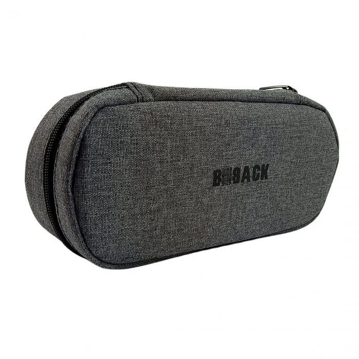 BBack Tek Bölmeli Fonksiyonel Kalem Çantası 22x10,5x6cm - Gri