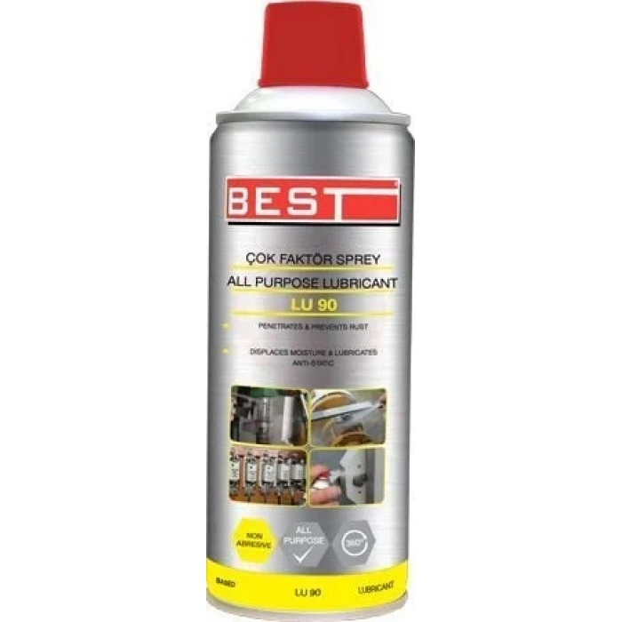 Best Çok Faktör Yağlayıcı LU 90 Sprey (Elektrik İletmez) (300-01) 400 ml