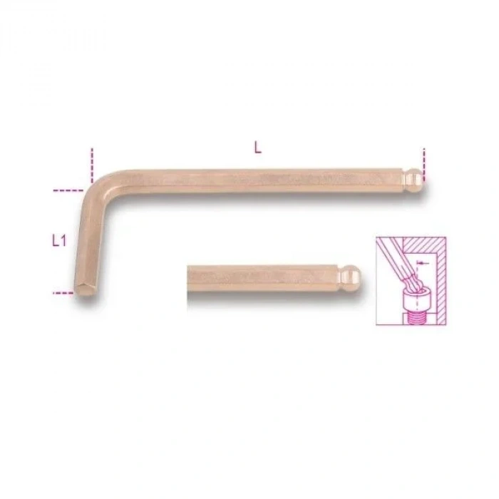 Beta Kıvılcım Çıkarmayan Bombeli Allen 96BA/BP 6