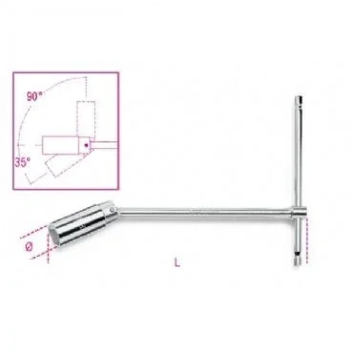 Beta Mafsallı Buji T-lokması
