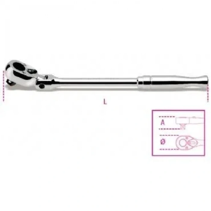 Beta Mafsallı Mandallı Cırcır 1/2 İnç 920M/56