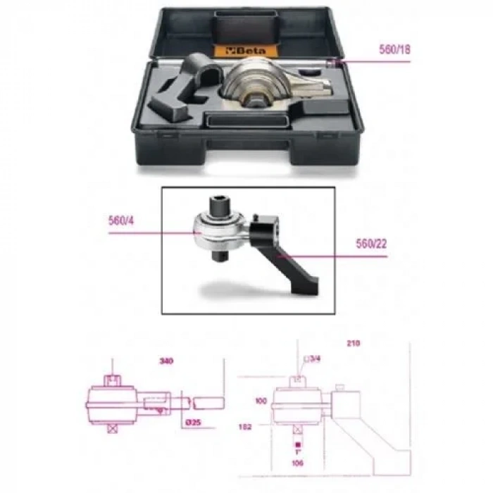 Beta Tork Artırıcı Takımı 4 Parça 560/c4+