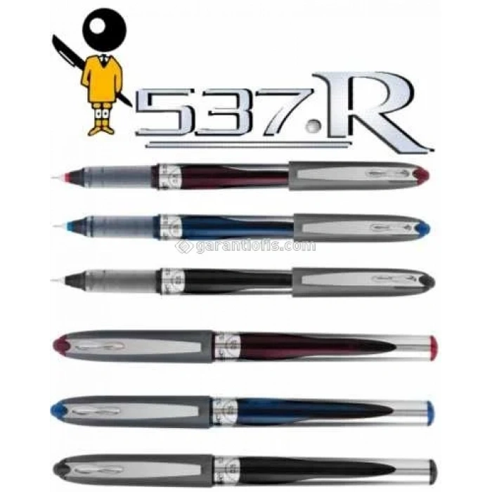 Bic 537R İğne Uçlu Kırmızı Roller Kalem (0,5 mm)