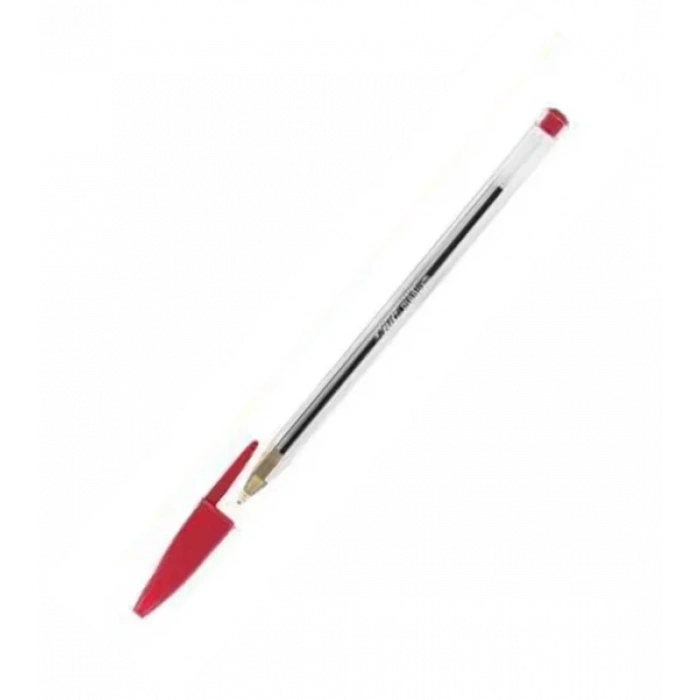 BİC CRİSTAL TÜKENMEZ KALEM F KIRMIZI (872720)