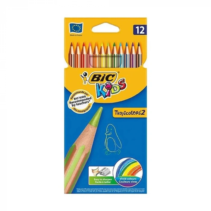 Bic Tropicolors 2 Kuru Boya Tam Boy 12li