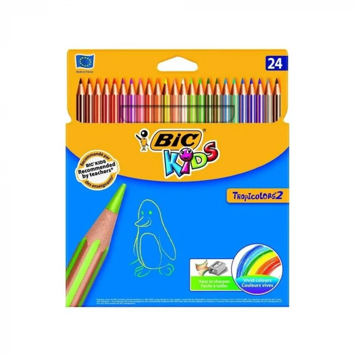 Bic Tropicolors Kuru Boya Tam Boy 24lü